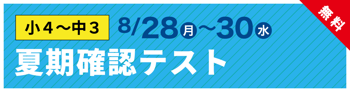 夏期確認テスト